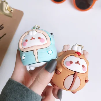 2020 New Molang Rabbit Korean Cartoon Keychain Rubber Key Chains Lovers Bag Car Pendant Key Ring
2020 New Molang Rabbit Korean Cartoon Keychain Rubber Key Chains Lovers Bag Car Pendant Key Ring