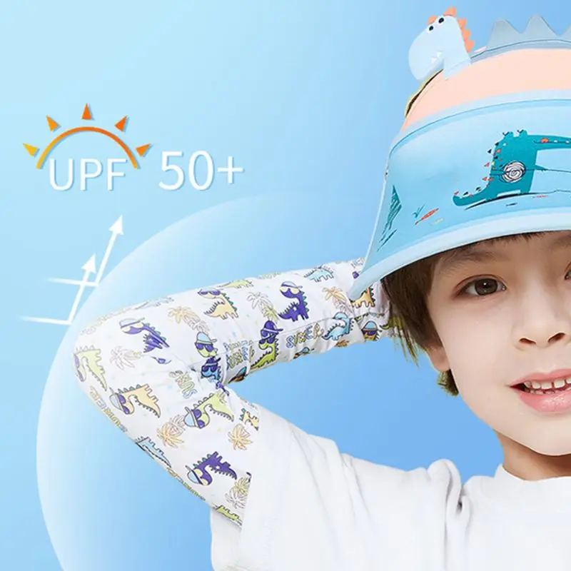 Kids Ice Silk Cooling Arm Sleeves Cover Summer UV Protection Cartoon Rainbow Dinosaur Print Outdoor Running Sunscreen Shield
Kids Ice Silk Cooling Arm Sleeves Cover Summer UV Protection Cartoon Rainbow Dinosaur Print Outdoor Running Sunscreen Shield
