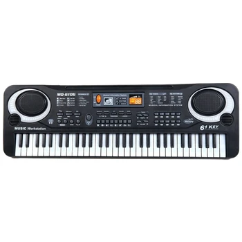61 Keys Digital Music Electronic Keyboard Board Toy Gift Electric Piano Organ For Kids Multifunction And Delicate
61 Keys Digital Music Electronic Keyboard Board Toy Gift Electric Piano Organ For Kids Multifunction And Delicate