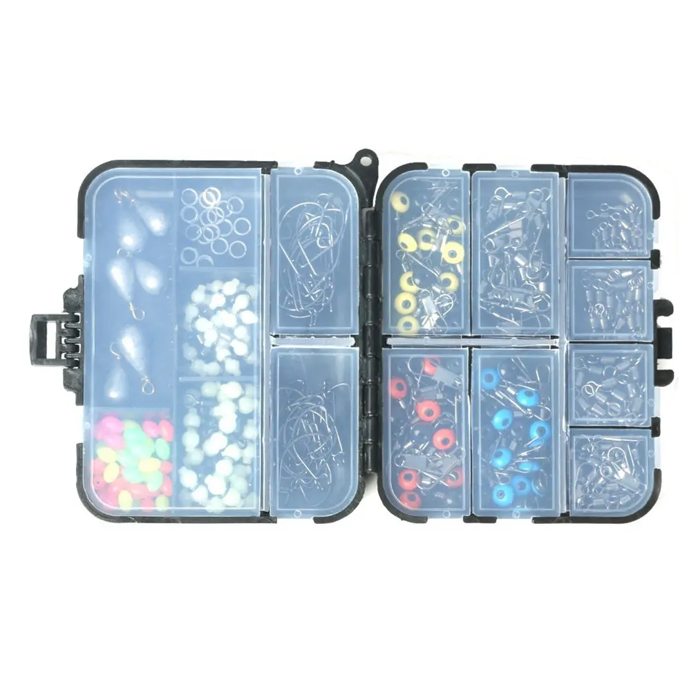 Fishing Accessories Kit Including Jig Hooks fishing Sinker weights fishing Swivels Snaps with fishing tackle boxes
Fishing Accessories Kit Including Jig Hooks fishing Sinker weights fishing Swivels Snaps with fishing tackle boxes
