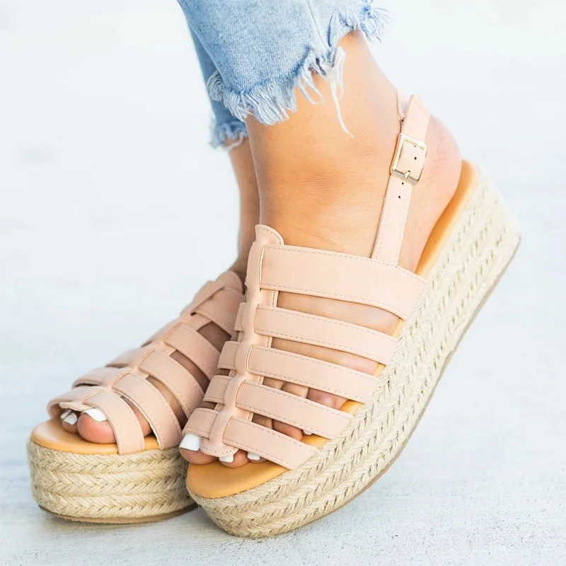 ADISPUTENT 2020 Women's Versatile Sandals Summer Breathable Fashion Casual Shoes Buckle Strap Roman Platform Shoes Travel Shoes
ADISPUTENT 2020 Women's Versatile Sandals Summer Breathable Fashion Casual Shoes Buckle Strap Roman Platform Shoes Travel Shoes