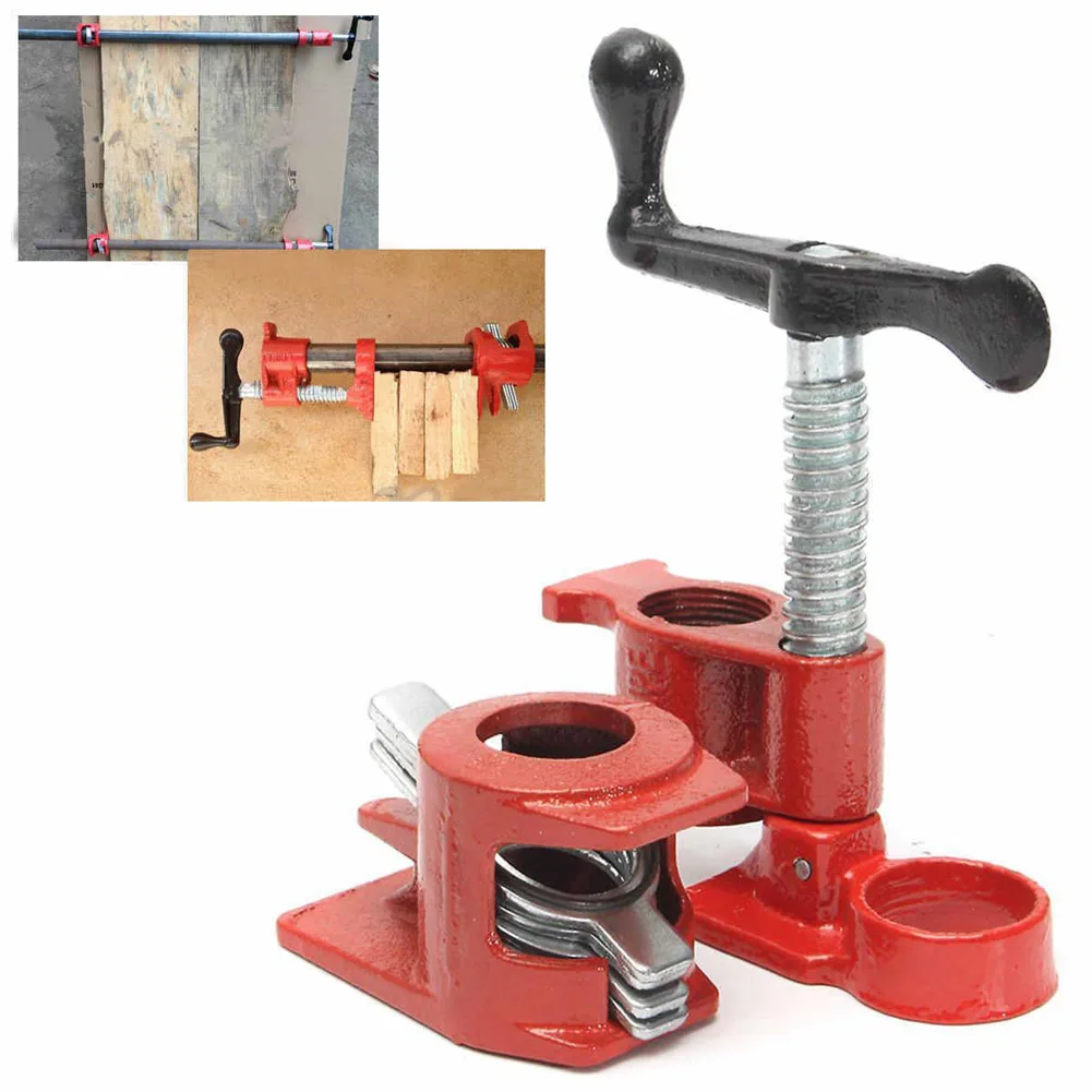 Hot 1/2" Cast Iron Heavy Wood Gluing Pipe Clamp Clip Set Woodworking Carpenter Tool FQ-ing
Hot 1/2" Cast Iron Heavy Wood Gluing Pipe Clamp Clip Set Woodworking Carpenter Tool FQ-ing