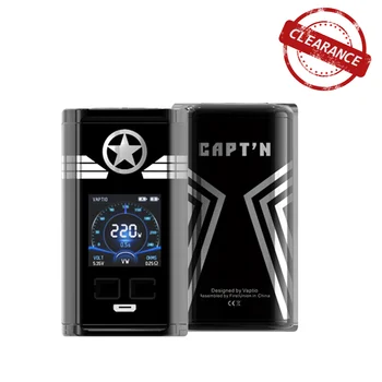 G-taste Vaptio Capt'n 220 TC Box MOD 220W Output VW/TC/Smart/CCW/CCT/Bypass Mode 510 thread Vaporizer Mod 
G-taste Vaptio Capt'n 220 TC Box MOD 220W Output VW/TC/Smart/CCW/CCT/Bypass Mode 510 thread Vaporizer Mod