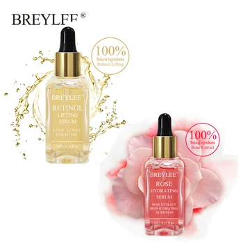 BREYLEE Rose +Retinol Nourishing Face Serum Deep Hydrating Moisturizing Facial Skin Care Whitening Repairing Anti-Aging 2pcs
BREYLEE Rose +Retinol Nourishing Face Serum Deep Hydrating Moisturizing Facial Skin Care Whitening Repairing Anti-Aging 2pcs