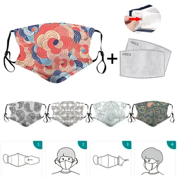 1PC Mouth Mask+2PC filter Wind Cloth Printing Reusable Nose Mouth Cover With Adjustable Earloops Mouth Muffle Mondmaskers
1PC Mouth Mask+2PC filter Wind Cloth Printing Reusable Nose Mouth Cover With Adjustable Earloops Mouth Muffle Mondmaskers