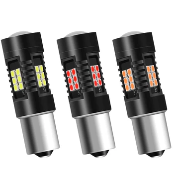 2pcs P21W LED 1156 BA15S LED Bulbs Car Lights 1200Lm Turn Signal Reverse Brake Light R5W 3030 LEDs 12V 24V Automobiles Lamp D040 
2pcs P21W LED 1156 BA15S LED Bulbs Car Lights 1200Lm Turn Signal Reverse Brake Light R5W 3030 LEDs 12V 24V Automobiles Lamp D040