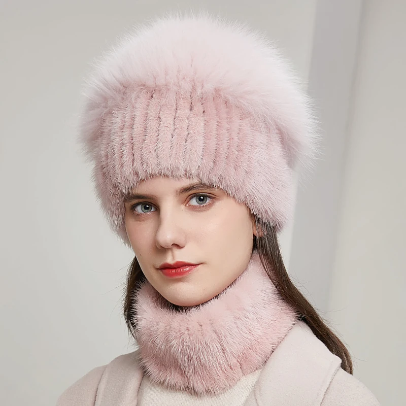 Ladies winter new fur hats real mink fur hats silver fox pompon knitted woolen hats warm and fashionable fur hats 20HY-08
Ladies winter new fur hats real mink fur hats silver fox pompon knitted woolen hats warm and fashionable fur hats 20HY-08