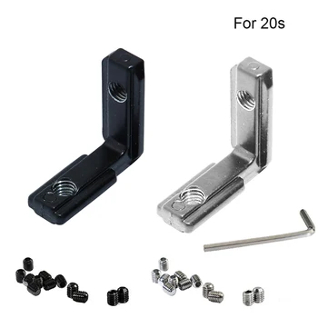 L Type Interior Inner Corner Connector Joint Bracket Fastener for 2020 Aluminum Profile with slot 6mm with Screws Wrench
L Type Interior Inner Corner Connector Joint Bracket Fastener for 2020 Aluminum Profile with slot 6mm with Screws Wrench