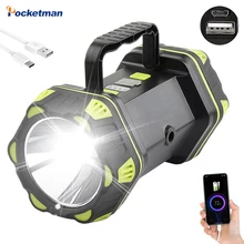 Outdoor Searchlight 3 Light Source 8 Molds Flashlight with Power Display Power Bank Function with red light warning camping lamp
Outdoor Searchlight 3 Light Source 8 Molds Flashlight with Power Display Power Bank Function with red light warning camping lamp