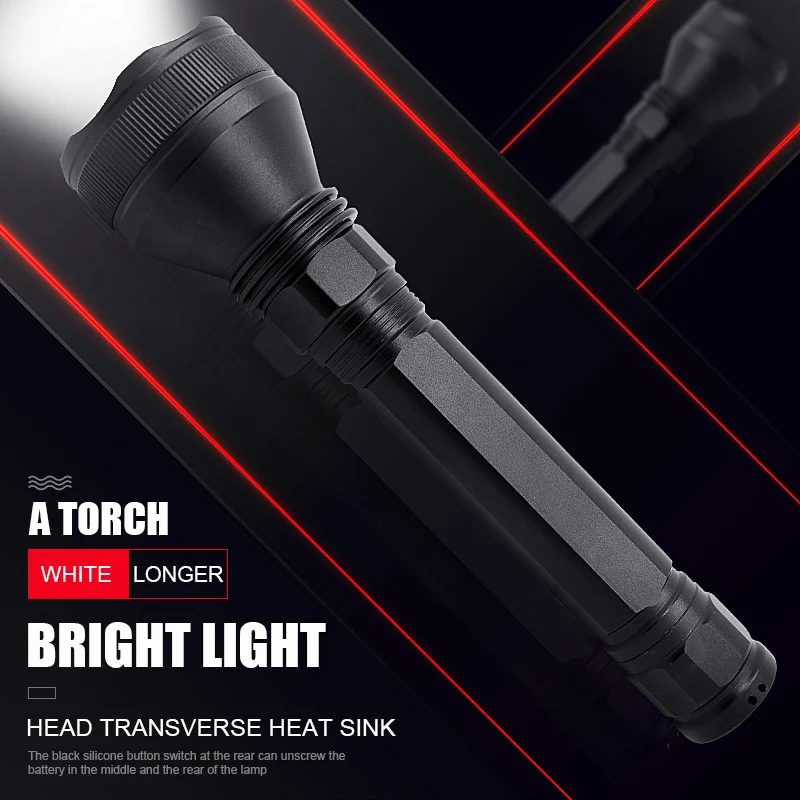 Telescopic XHP 50 LED Flashlight Hard Light Portable 3 Modes Torch Lamp Super Bright Exploring Camping Convoy Flashlight Light
Telescopic XHP 50 LED Flashlight Hard Light Portable 3 Modes Torch Lamp Super Bright Exploring Camping Convoy Flashlight Light