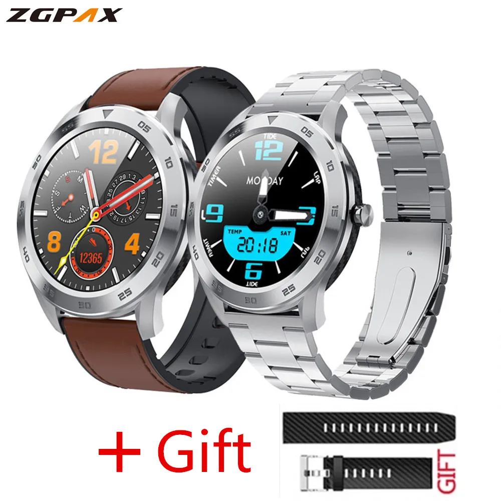 ZGPAX DT98 Smart Watch IP68 Waterproof 1.3 Full Round HD Screen ECG Detection Multi Dials Smartwatch Fitness Tracker Men
ZGPAX DT98 Smart Watch IP68 Waterproof 1.3 Full Round HD Screen ECG Detection Multi Dials Smartwatch Fitness Tracker Men
