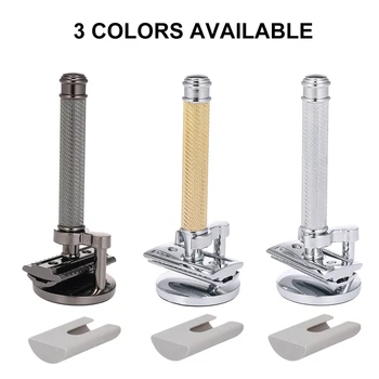 Safety Double-edged Shaving Razor Set Beard Razor with Shaving Razor Base Protective Cover Mustache Removal Shaving Tool
Safety Double-edged Shaving Razor Set Beard Razor with Shaving Razor Base Protective Cover Mustache Removal Shaving Tool