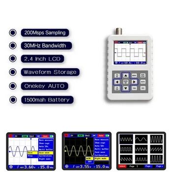 FNIRSI-2031H Handheld mini portable digital oscilloscope 30M bandwidth 200MSps sampling rate Support Waveform Storage
FNIRSI-2031H Handheld mini portable digital oscilloscope 30M bandwidth 200MSps sampling rate Support Waveform Storage
