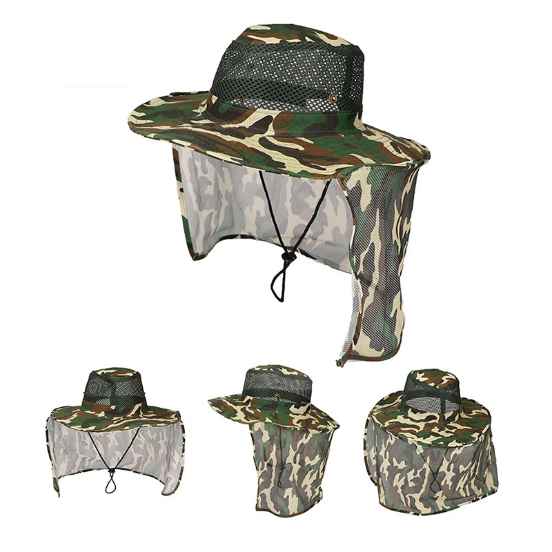 Outdoor Breathable Net Cap Camouflage Pattern Fishing Hat Shade Cool Polyester Wide Brim Casual Fashion Portable Summer
Outdoor Breathable Net Cap Camouflage Pattern Fishing Hat Shade Cool Polyester Wide Brim Casual Fashion Portable Summer