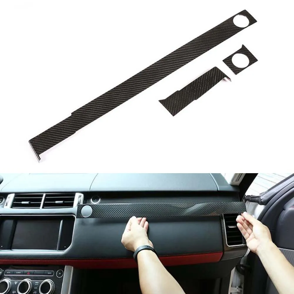 3Pcs/set Real Carbon Fiber Car Dashboard Decoration Strips Trim Stickers For Land Rover Range Rover Sport 2014-2020 LHD
3Pcs/set Real Carbon Fiber Car Dashboard Decoration Strips Trim Stickers For Land Rover Range Rover Sport 2014-2020 LHD