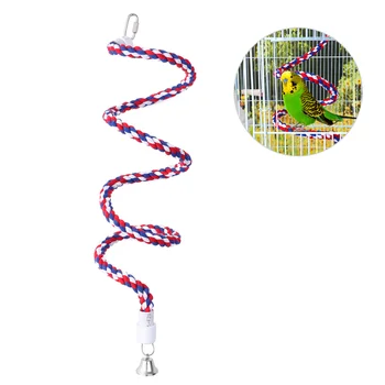 UEETEK Colorful Cotton Rope Swing Perch Bird Chew Toys for Parrot Pet Training
UEETEK Colorful Cotton Rope Swing Perch Bird Chew Toys for Parrot Pet Training
