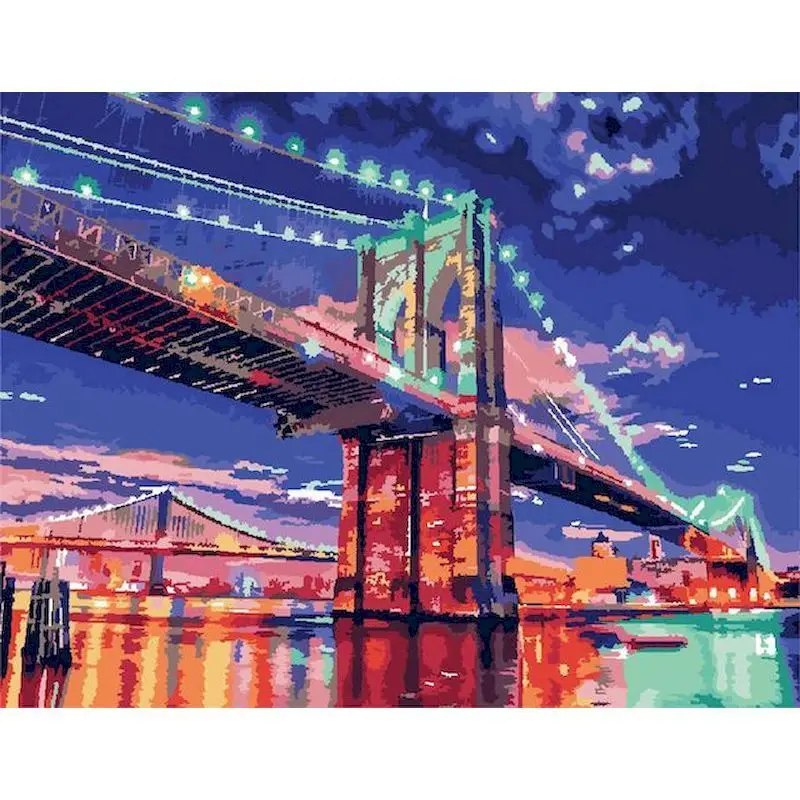 GATYZTORY Frame Diy Painting By Numbers Viaduct Light Paint By Number Landscape Handpainted Gift Wall Decor Frame Artwork
GATYZTORY Frame Diy Painting By Numbers Viaduct Light Paint By Number Landscape Handpainted Gift Wall Decor Frame Artwork