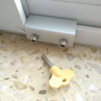 Adjustable Sliding Window Lock Stop Aluminum Alloy Door Frame Security with Key D08F
Adjustable Sliding Window Lock Stop Aluminum Alloy Door Frame Security with Key D08F