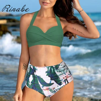 Rinabe Push Up Bikini Female Swimwear Print Bikinis High Waist Swimsuit Women Ruffle Bikini Set Bathing Suit Women Biquini New
Rinabe Push Up Bikini Female Swimwear Print Bikinis High Waist Swimsuit Women Ruffle Bikini Set Bathing Suit Women Biquini New