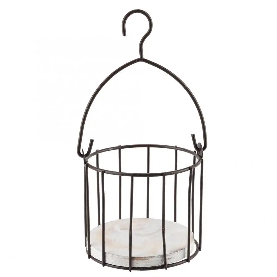 Northern Europe Style Wooden Base Iron Flower Hang Stand Artificial Plants Basket Wall Decoration Countyard Garden Plant Holder
Northern Europe Style Wooden Base Iron Flower Hang Stand Artificial Plants Basket Wall Decoration Countyard Garden Plant Holder