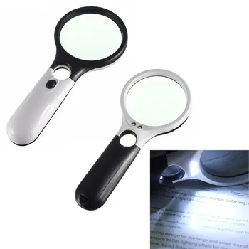3x portátil 45x lupa iluminada lupa microscópio com 3 LED idosos lupa ferramentas de reparo de jóias
3x portátil 45x lupa iluminada lupa microscópio com 3 LED idosos lupa ferramentas de reparo de jóias