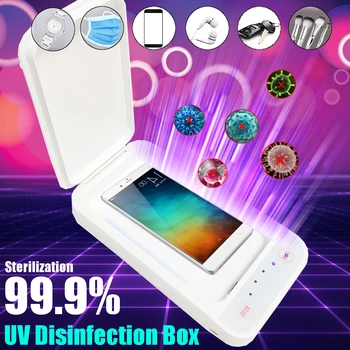 Timing UV Light Mask Sterilizer Box Anti Bacteria Ultraviolet Ray Disinfection for Jewelry Watch Phone Aromatherapy Esterilizado
Timing UV Light Mask Sterilizer Box Anti Bacteria Ultraviolet Ray Disinfection for Jewelry Watch Phone Aromatherapy Esterilizado