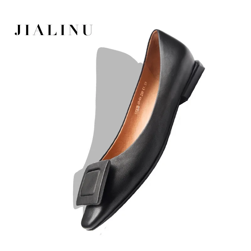 Jialinu 2020 Season Fang Buckle Flat Single Shoes Female Square Head Genuine Leather Joker Occupation Lady Soft Bottom
Jialinu 2020 Season Fang Buckle Flat Single Shoes Female Square Head Genuine Leather Joker Occupation Lady Soft Bottom