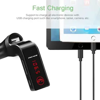 Hot Onever Hands-free Bluetooth FM Transmitter Car Kit Wireless Mp3 Radio Modulator Audio Player Voltage LCD Display USB Car Cha
Hot Onever Hands-free Bluetooth FM Transmitter Car Kit Wireless Mp3 Radio Modulator Audio Player Voltage LCD Display USB Car Cha