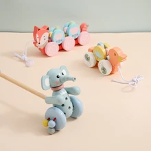 Children's Cartoon Animal Trailer Boys and Girls Pull Rope Elephant Pull Hand Trailer Fox Artifact Kids Educational Toys
Children's Cartoon Animal Trailer Boys and Girls Pull Rope Elephant Pull Hand Trailer Fox Artifact Kids Educational Toys