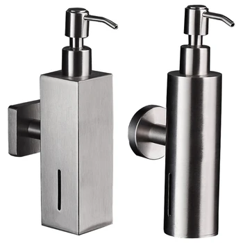 Stainless Steel Soap Dispenser Bathroom Shampoo Wall Mounted Soap Dispenser
Stainless Steel Soap Dispenser Bathroom Shampoo Wall Mounted Soap Dispenser