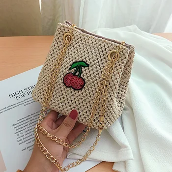 Straw Shoulder Bags Small Crossbody bag for Women woven bag female retro beach Rattan bag chain wicker Bolsa Feminina
Straw Shoulder Bags Small Crossbody bag for Women woven bag female retro beach Rattan bag chain wicker Bolsa Feminina