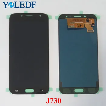 LCD For SAMSUNG Galaxy J7 Pro J730 J730F LCD Display Touch Screen Tela Ekran Replace Digitizer Assembly Can Adjust Brightness