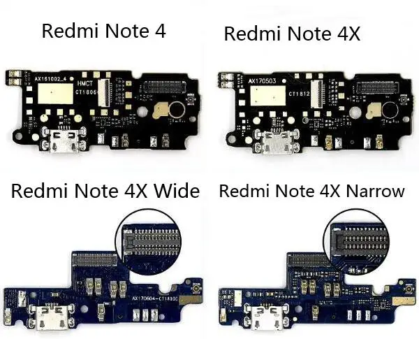 Зарядный USB-порт для Xiaomi Redmi Note 4 4X Pro ленточный гибкий кабель микро-USB док-разъем