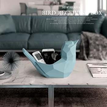 Craft resin art Bird Storage box Home Décor Mobile phone keys tools control table box for home living room Holder desk
Craft resin art Bird Storage box Home Décor Mobile phone keys tools control table box for home living room Holder desk