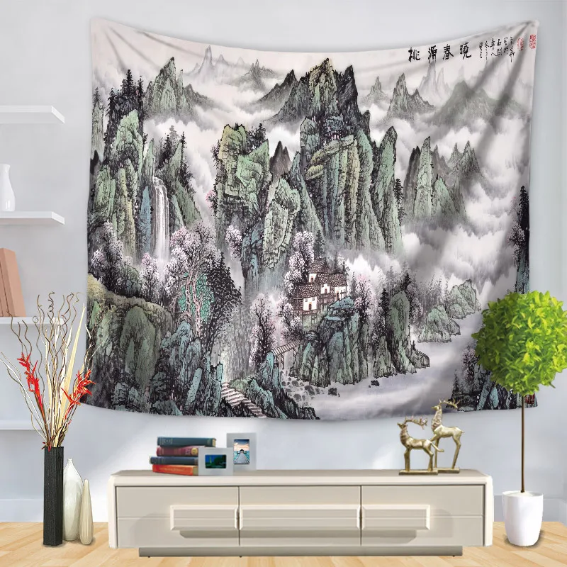Art Mountains Landscape Forests Tapestry Wall Hanging Tapestries Hippie Hippy Wallpaper Home Decoration Table Cloth tapiz pared
Art Mountains Landscape Forests Tapestry Wall Hanging Tapestries Hippie Hippy Wallpaper Home Decoration Table Cloth tapiz pared