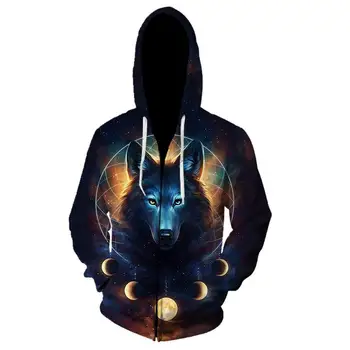 Zipper hoodie men 3D printing Man Zipper Coats Sweatshirts Lion Wolf Print Outerwear Tracksuits Sweatshirt Hombre Jacket
Zipper hoodie men 3D printing Man Zipper Coats Sweatshirts Lion Wolf Print Outerwear Tracksuits Sweatshirt Hombre Jacket