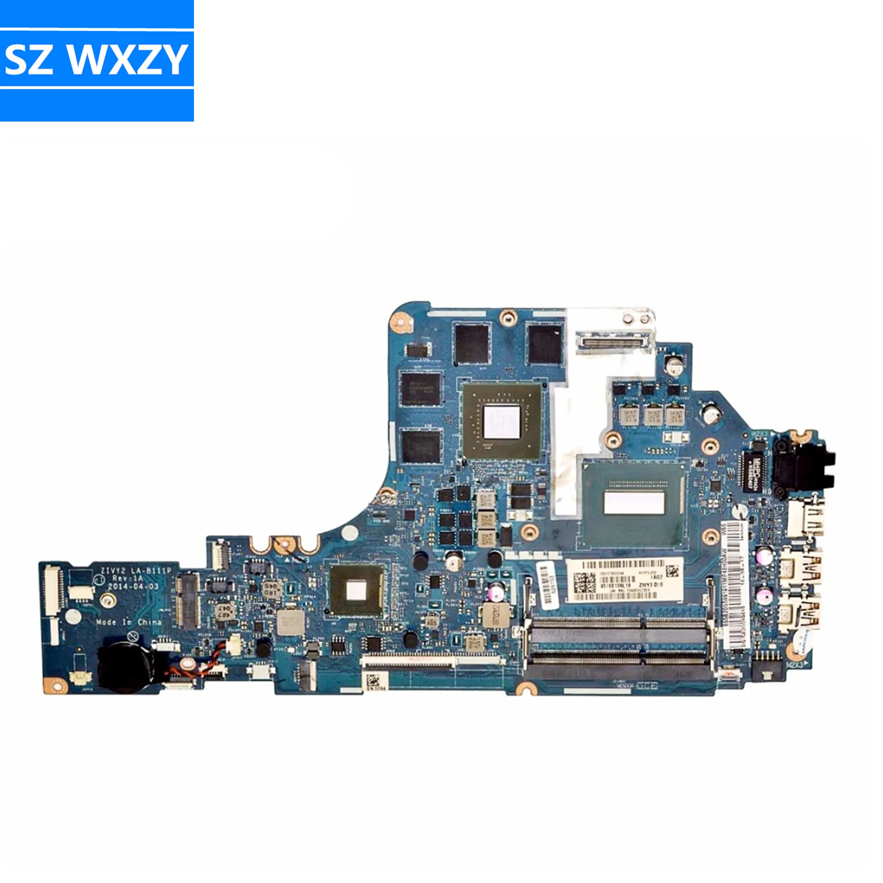 For Lenovo Y70-70 Laptop Motherboard 5B20G59919 With i7-4710HQ 2.5GHz CPU GTX 860M GPU ZIVY2 LA-B111P 100% Tested Fast Ship | Компьютеры и