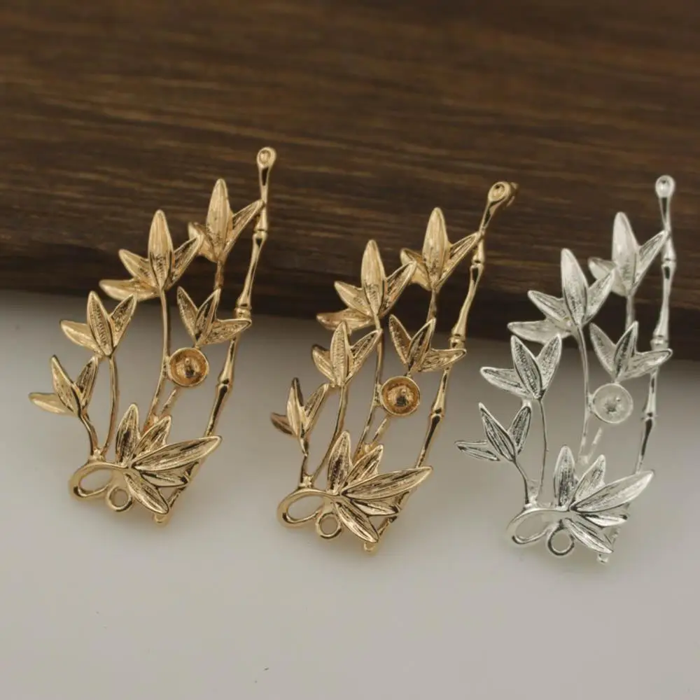 20pcs Bamboo Leaf tree Branch Charms Pendant with Half Hole Pins Beads Caps Quality Brass Metal Findings DIY Jewelry Accessories
20pcs Bamboo Leaf tree Branch Charms Pendant with Half Hole Pins Beads Caps Quality Brass Metal Findings DIY Jewelry Accessories