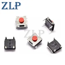 

6X6X3.1MM Tactile Switch Push Button 4pin DIP Tactile Pushbutton for LCD Screen Monitor Tact Switches 6*6*2.5/2.7/3.1/3.4/3.7