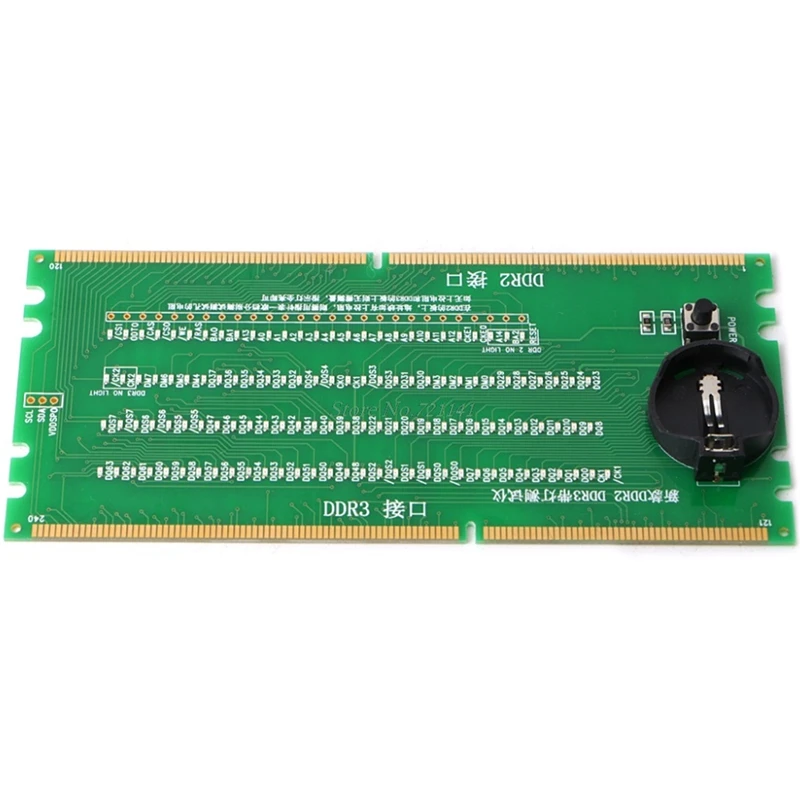 DDR2 and DDR3 2 in 1 Illuminated Tester with Light for Desktop Motherboard Integrated Circuits
DDR2 and DDR3 2 in 1 Illuminated Tester with Light for Desktop Motherboard Integrated Circuits