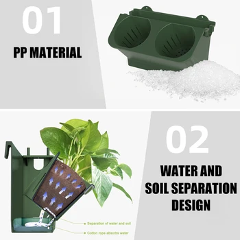 Modular Type Flower Pot for Wall Indoor Outdoor Flower Pot Vertical Wall Mount Hanging Flower Pot Balcony Garden Home Decor
Modular Type Flower Pot for Wall Indoor Outdoor Flower Pot Vertical Wall Mount Hanging Flower Pot Balcony Garden Home Decor