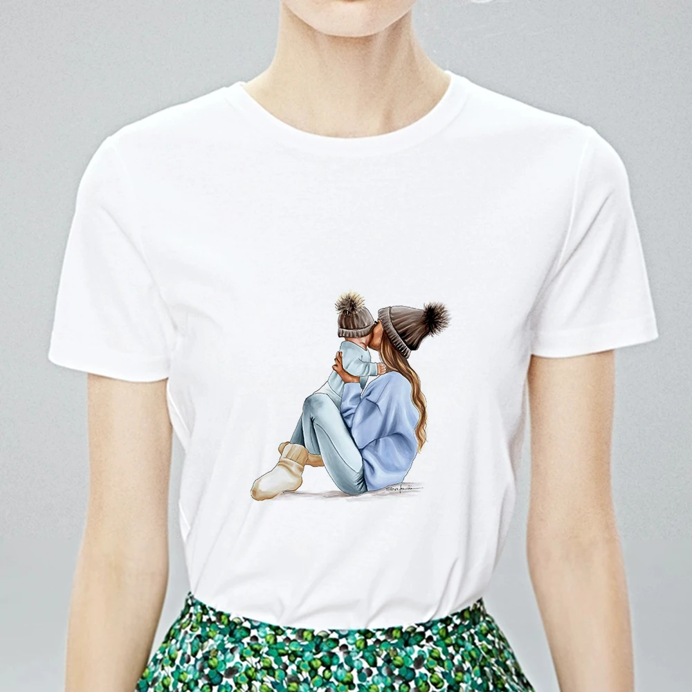 Summer Fresh Artistic Girl Style Tshirt Trend Cheap Graphic Funny With All Sizes Of Sweet Cartoon Harajuku Super Mom T-shirt
Summer Fresh Artistic Girl Style Tshirt Trend Cheap Graphic Funny With All Sizes Of Sweet Cartoon Harajuku Super Mom T-shirt