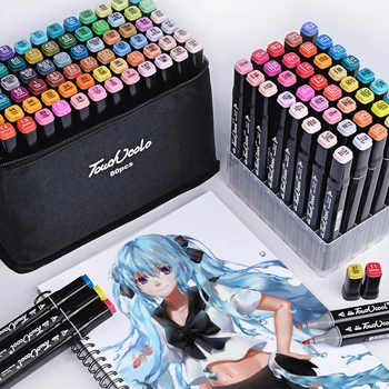 Touchcolo 30 Colors Art Markers Set Alcohol Based Ink Sketch Marker Pen For Artist Drawing Manga Animation Supplies 
Touchcolo 30 Colors Art Markers Set Alcohol Based Ink Sketch Marker Pen For Artist Drawing Manga Animation Supplies