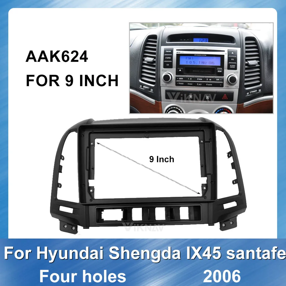 9" Car Radio Fascia GPS Navigation plate panel Frame Fascias For Hyundai IX45 Santafe 2006 trim facia panel mounting car panel
9" Car Radio Fascia GPS Navigation plate panel Frame Fascias For Hyundai IX45 Santafe 2006 trim facia panel mounting car panel