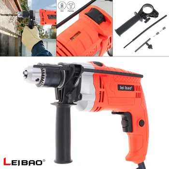 220V 750W High Power Handheld Impact Electric Drill with Depth Ruler and 13mm Drill Chuck for Handling Screws / Punching
220V 750W High Power Handheld Impact Electric Drill with Depth Ruler and 13mm Drill Chuck for Handling Screws / Punching