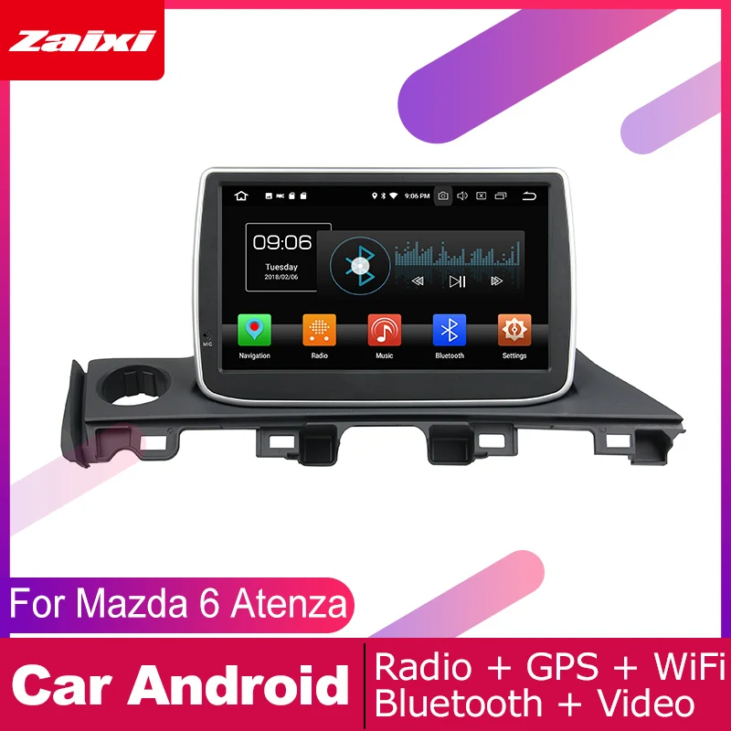 Для Mazda 6 Atenza 2017 2018 2019 Автомобильная Мультимедийная система Android 2 DIN автомобильный