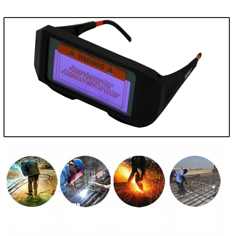 Auto Darkening Welding Goggles Solar Glasses 6 Mm Thickness Lens Welding Photoelectric Helmet For Construction Welding Work
Auto Darkening Welding Goggles Solar Glasses 6 Mm Thickness Lens Welding Photoelectric Helmet For Construction Welding Work
