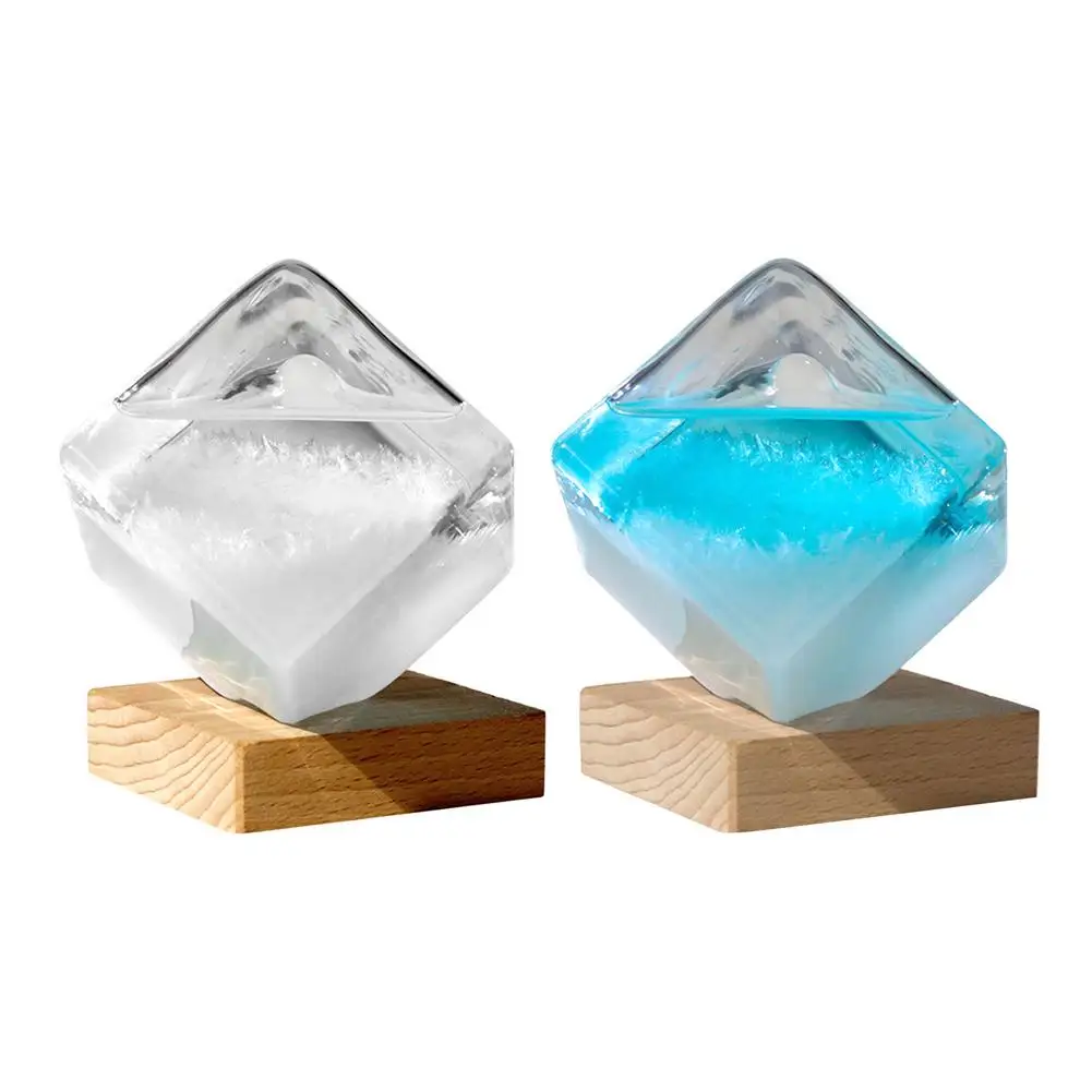 Прогноз погоды Storm Glass-стеклянный кубический шаблон, домашний декоративный предсказующий прогноз погоды в помещении, стеклянное облако для офиса, домашний декор
Прогноз погоды Storm Glass-стеклянный кубический шаблон, домашний декоративный предсказующий прогноз погоды в помещении, стеклянное облако для офиса, домашний декор