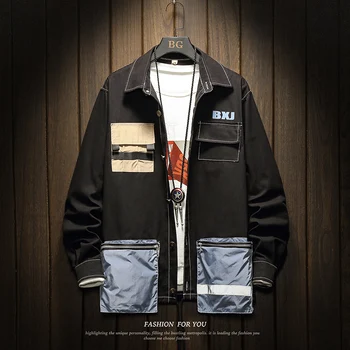 M-5XL Mens Jackets And Coats Streetwear Bomber Jacket Men Windbreaker Fashions Clothes 95% Cotton 5% Spandex Patchwork 
M-5XL Mens Jackets And Coats Streetwear Bomber Jacket Men Windbreaker Fashions Clothes 95% Cotton 5% Spandex Patchwork