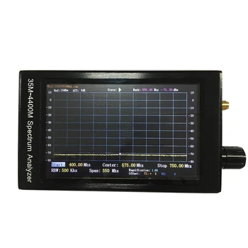 Professional 35M-4400MHZ Spectrometer Handheld sm32f407 Microcontroller Specturm Analyzer With 4.3 Inch TFT LCD Display Screen
Professional 35M-4400MHZ Spectrometer Handheld sm32f407 Microcontroller Specturm Analyzer With 4.3 Inch TFT LCD Display Screen